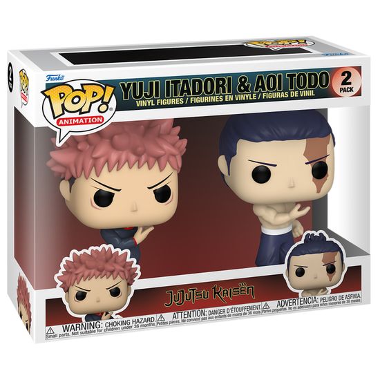 Фигурка Funko POP! Animation Jujutsu Kaisen S2 Yuji Itadori & Aoi Todo 2PK 72041 / Фигурка Фанко ПОП! по мотивам аниме "Магическая битва",  Итадори Юдзи и Тодо Аой