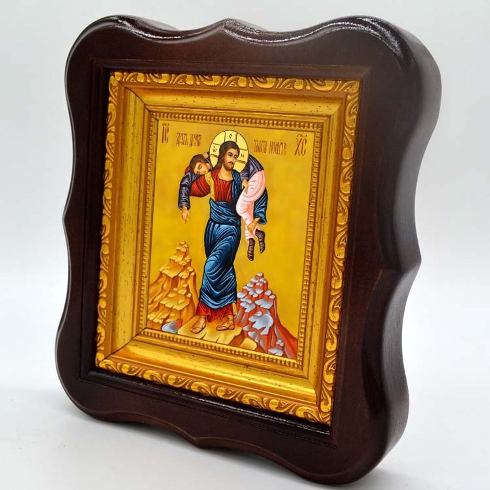 Друг друга тяготы носите. Икона на холсте.