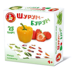 Игра настольная "Шурум-Бурум" Найди половинку. Овощи, фрукты (Т-ц)
