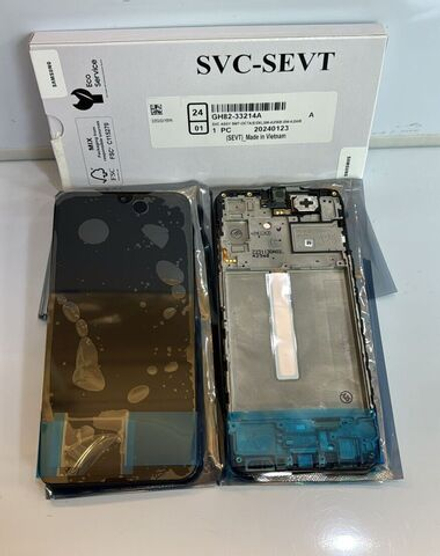 Samsung Galaxy A25 5G (SM-A256E) / (SM-A256B) - Дисплейный модуль в сборе с тачскрином (в рамке) (ORIG-SP)