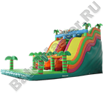 Детский надувной батут-горка "Тропики"