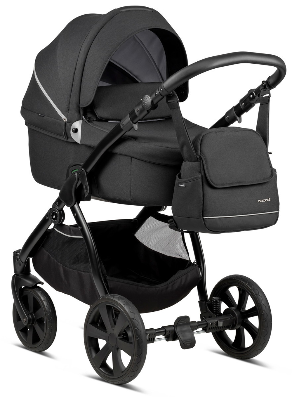 Детская коляска Noordi Fjordi 3 в 1 с автокреслом Terra Black 1132815 Black