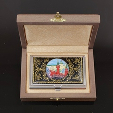 Визитница "Москва" (роспись Палех)