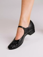 Туфли для танцев на низком каблуке