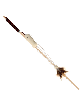 Игрушка-дразнилка для кошек из натуральных материалов "Медуза", 60/400мм, серия NATURAL, Triol