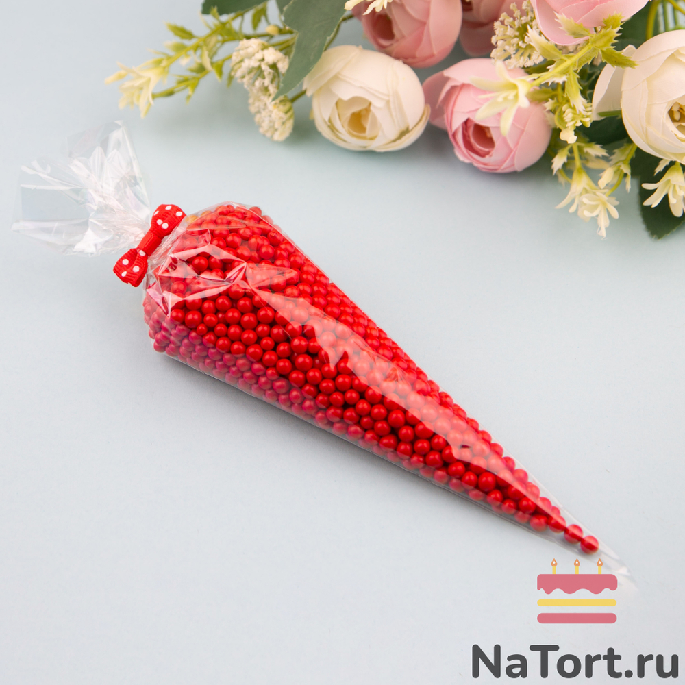 Пакет конус для сладостей 13x25 см (100 шт)