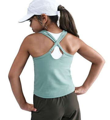 Футболка для мальчика теннисная Nike Kids Dri-Fit One Fitted Tank - cannon/white