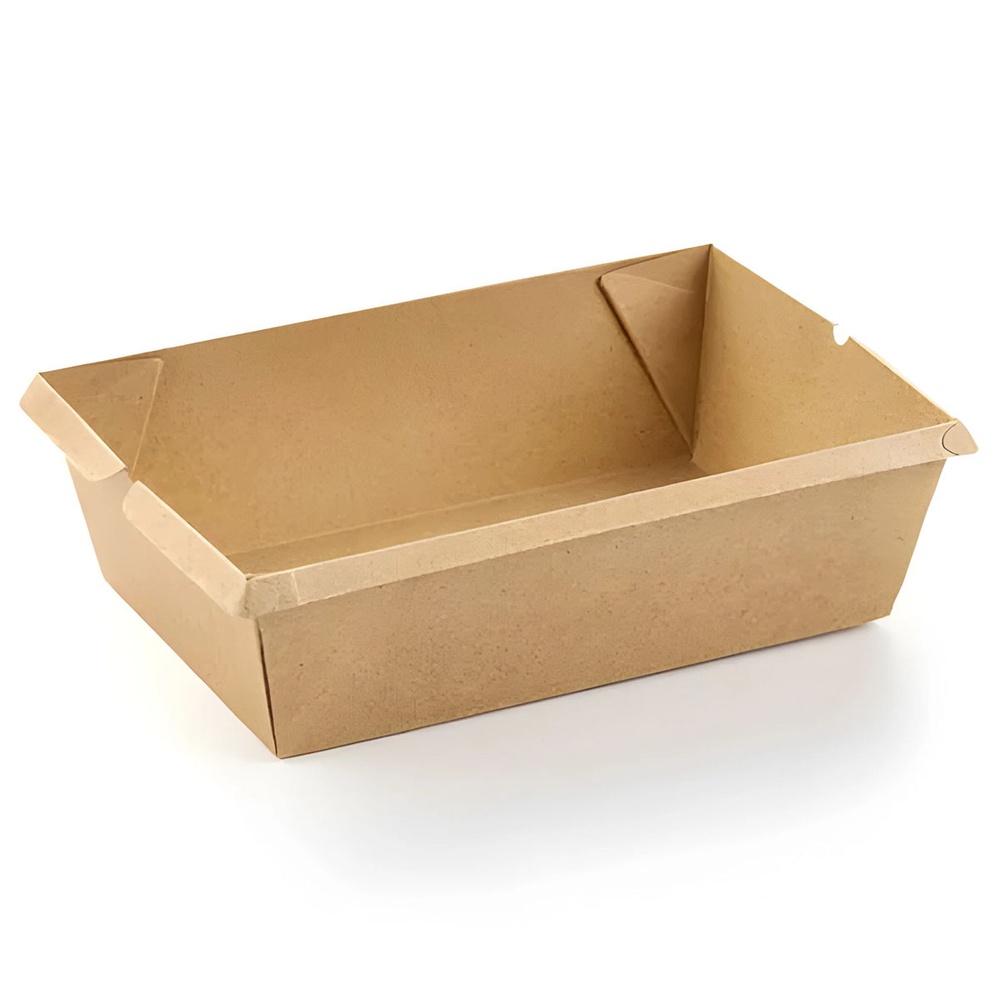Контейнер бумажный ЛЗ 400 Kraft 100х135x45 мм 400 мл 1/600