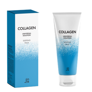 Ночная несмываемая маска для лица с коллагеном  collagen sleeping pack