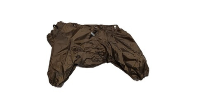 Комбинезон,  утепленный байкой 21 девочка (обхват груди 36 - 44) темный хаки