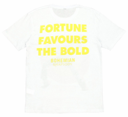 Футболка Queen Fortune Favors The Bold белая (776)