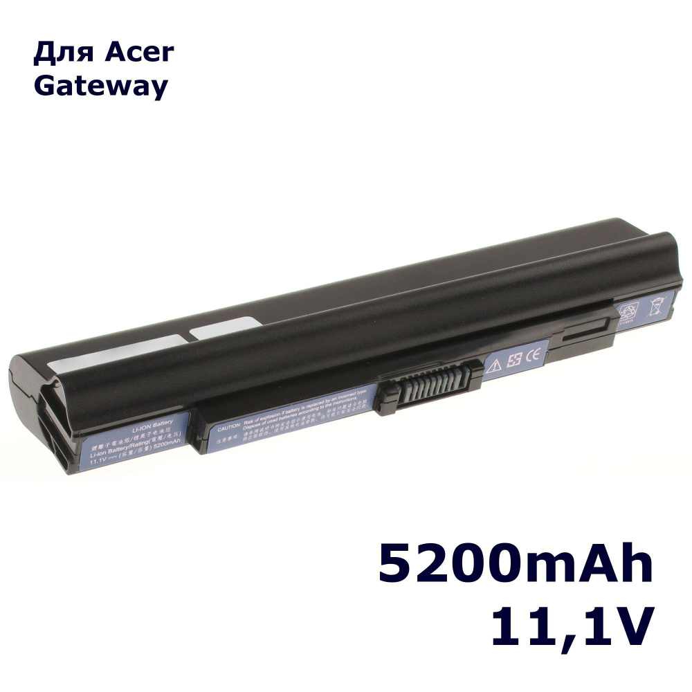 Аккумулятор iBatt 5200mAh для ноутбуков Acer UM09B34, UM09B31, UM09B44