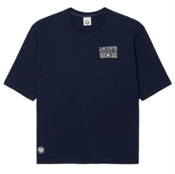 Теннисная футболка Lacoste Roland-Garros Edition Graphic - midnight blue