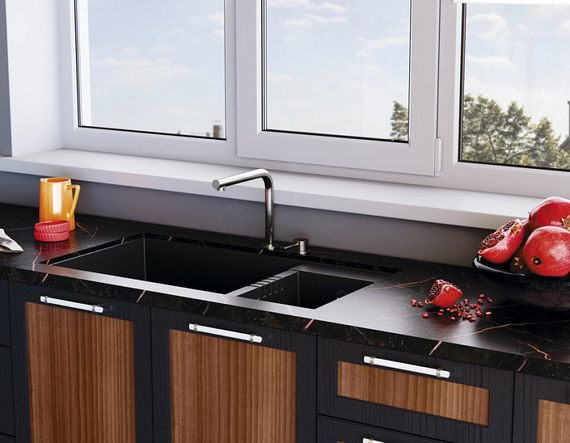 Мойка Omoikiri Tedori 85-2-U-ES Tetogranit/эспрессо