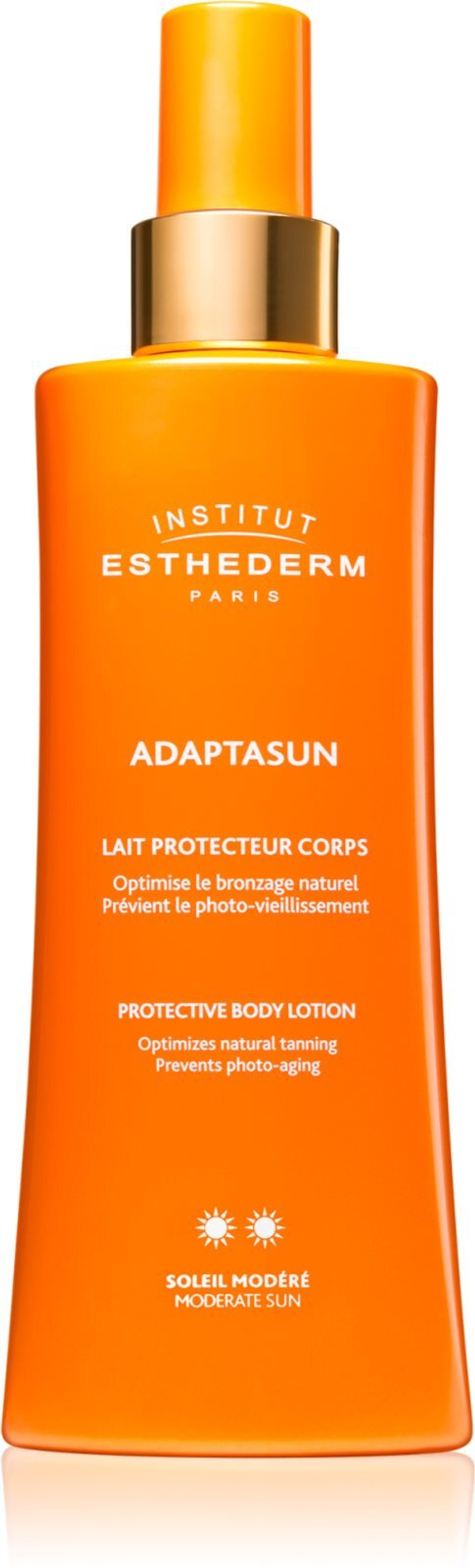 Institut Esthederm Adaptasun Protective Body Lotion - защитный солнцезащитный лосьон со средней защитой от ультрафиолета /   200  ml  / GTIN 3461020002387