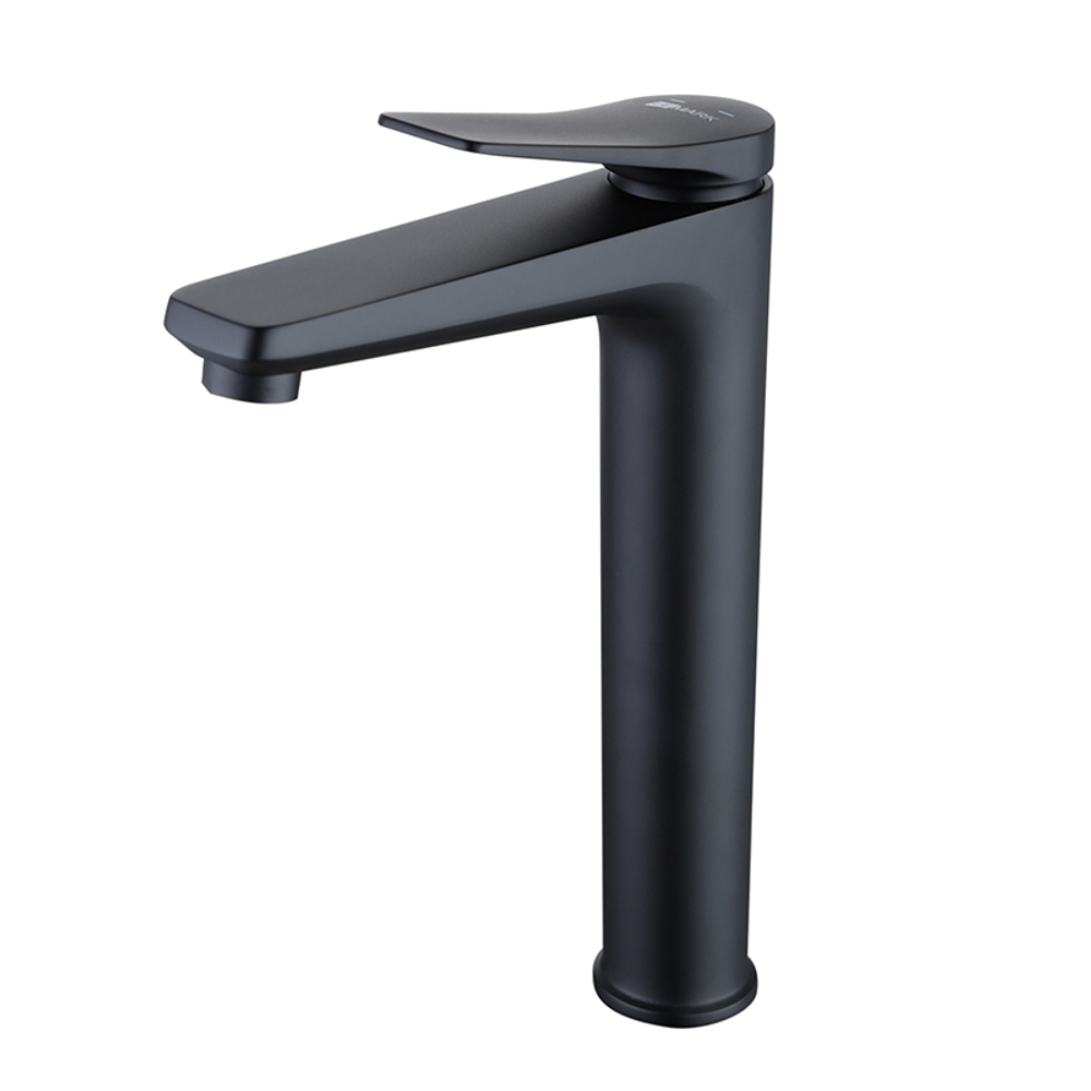 смеситель раковина LEMARK Bronx высокий, монолитный, черный LM3709BL
