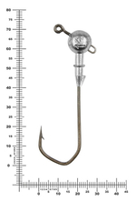 Джиг некрашеный Stinger Eye Jig, крючок Vido Craft VD-079 6/0 (3шт/уп)