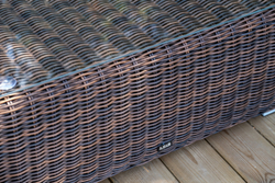 "Капри" трансформирующаяся лаунж-зона из искусственного ротанга, цвет коричневый