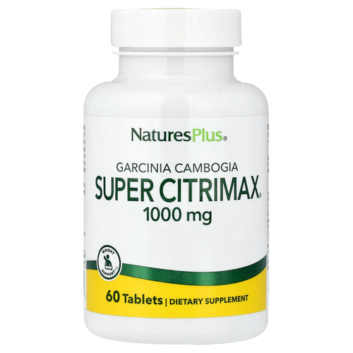 NaturesPlus, Super Citrimax®, гарциния камбоджийская, 60 таблеток