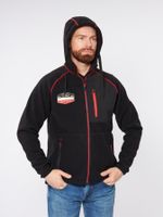 Куртка флисовая Alaskan BlackWater X черная   S с капюшоном