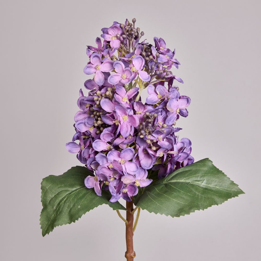 ЦВЕТОК ИСКУССТВЕННЫЙ "ГОРТЕНЗИЯ" ВЫСОТА=50СМ. (МАЛ=12 ШТ/КОР=48ШТ.)