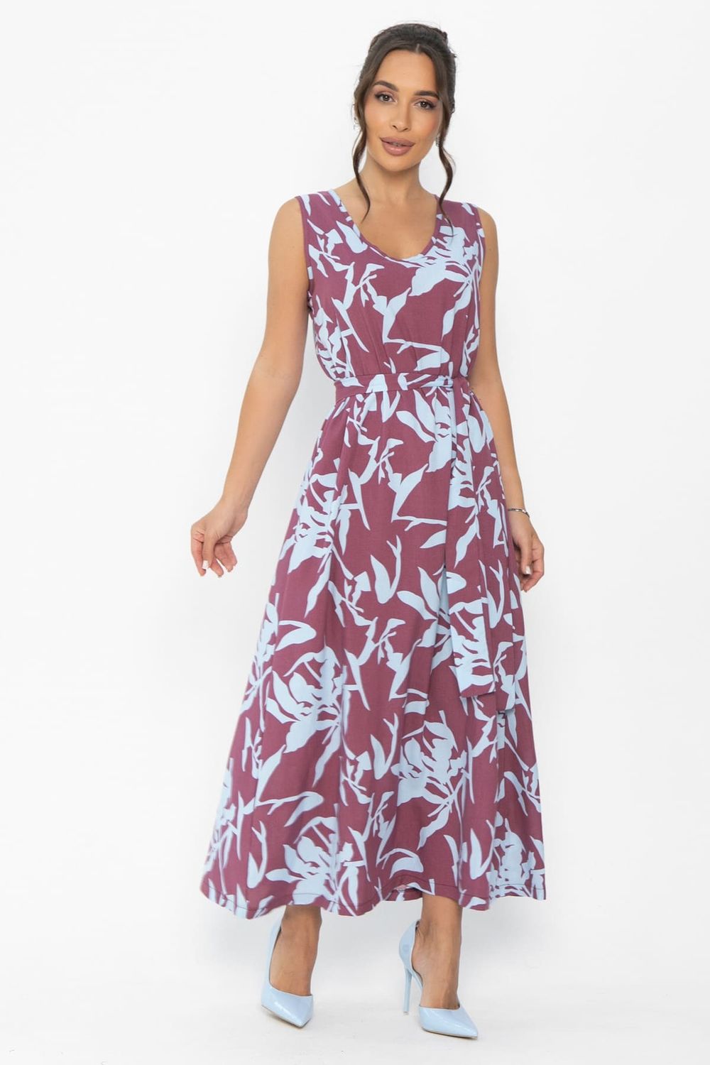 Платье Чарующая красота (бордовое) П13914-25М LT Collection