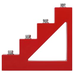 Изолятор ступенчатый шинный ЭРА NO-224-160 ИС4-40 (М8) с болтами 12кВ