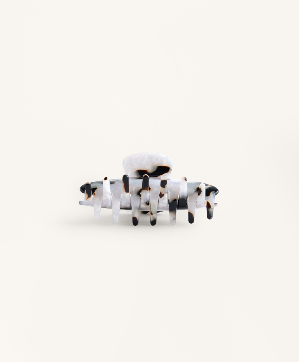 OYSHO Большая заколка для волос, линялый зеленый