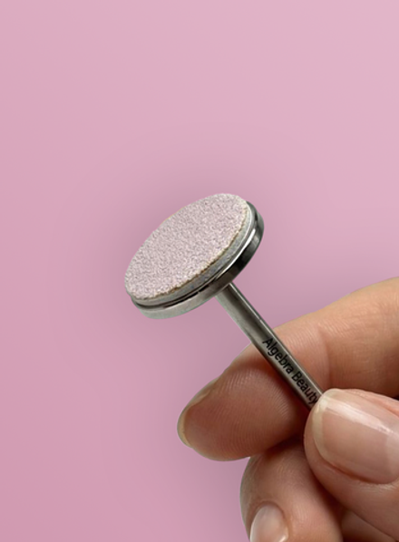 Сменные файлы - диски для педикюра, белые, на вспененной основе, размер С 15 мм