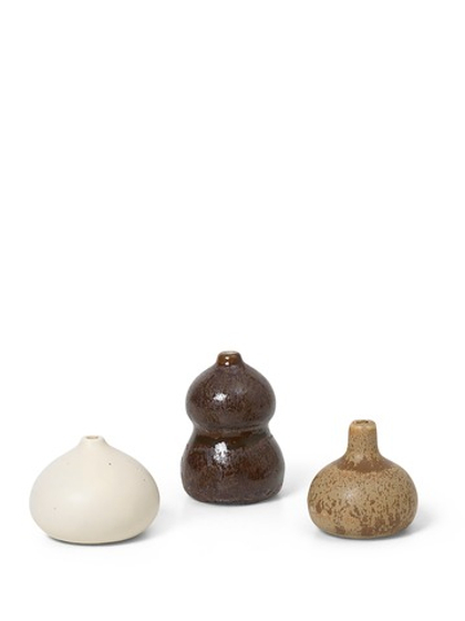 Набор ваз Ferm Living Komo Mini Vases, Set of 3, Multi, мульти