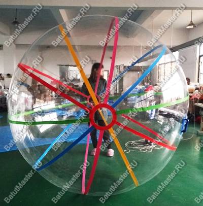 Аттракцион Водный шар ПВХ «Полосатик», 2*2*2 м