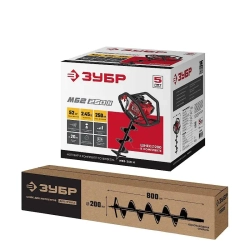 Бензиновый мотобур ЗУБР МБ2-250 Н