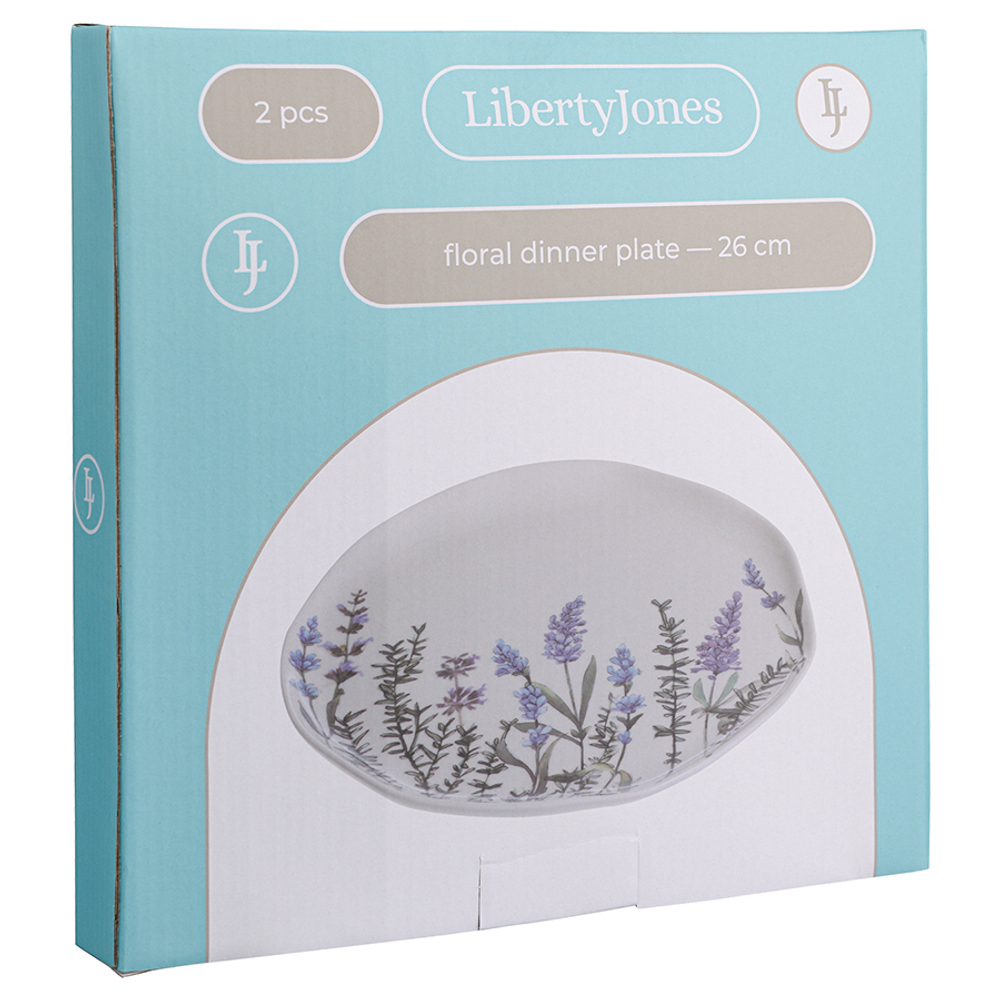 Набор тарелок floral, D26 см, 2 шт.