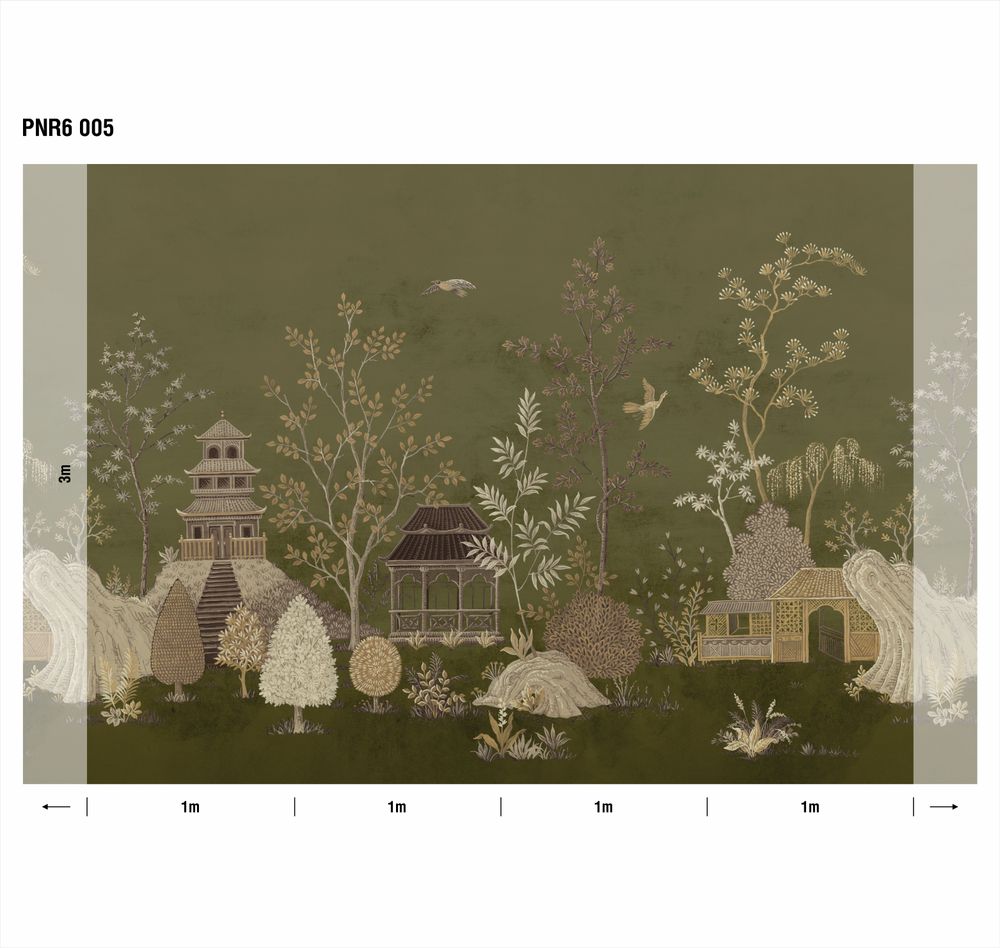 Панорама Сад уединения панно