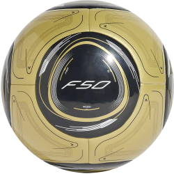 Мяч футбольный ADIDAS Messi Club, IX4070, р.5, черно-золотистый
