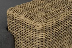 "Капри" кушетка из искусственного ротанга, цвет соломенный