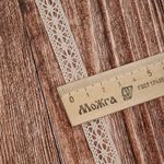 Кружево вязаное (тесьма) 15 мм / 10 метров, цв.льняной, Kruzhevo