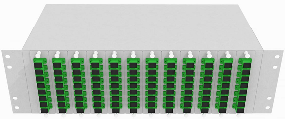 Кросс оптический стоечный  TopLAN КРС-Top-3U-96SC/A-OS2-GY