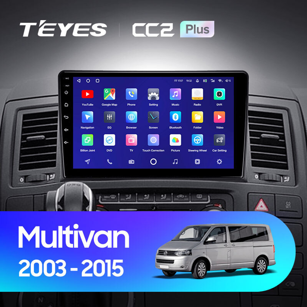 Teyes CC2 Plus 9"для Volkswagen Multivan T5 2003-2015