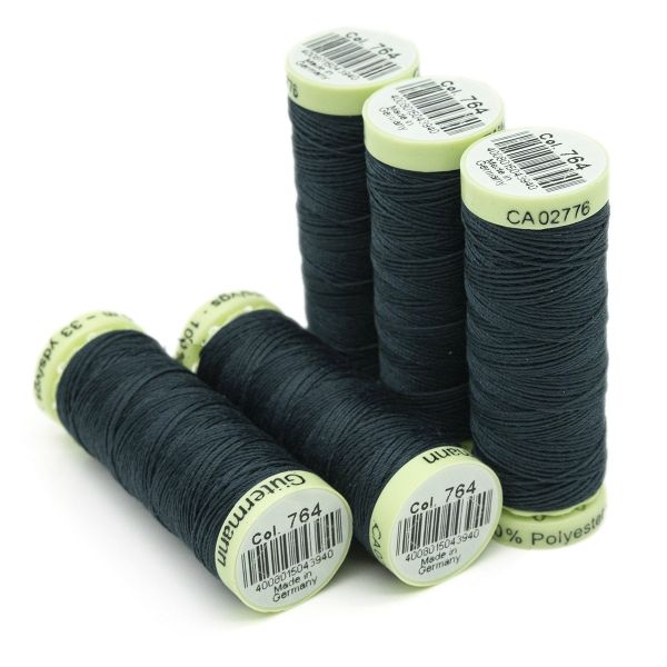 Нитки отделочные Gutermann Top Stitch 30 (30 метров), 5 кат. | 764 т.зеленое стекло
