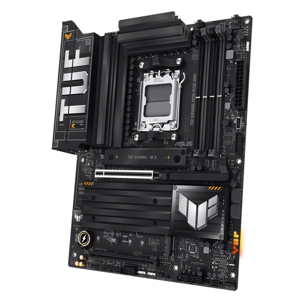 Материнская плата ASUS TUF GAMING X870-PLUS WIFI AM5 4xDDR5 4xSATA3 Raid 4xM.2 HDMI DP ATX