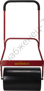 GRINDA 62 л, размеры 400 х 580 мм, стальной барабан, нескользящая рукоятка, каток для газона (422115)