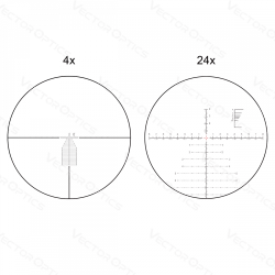 Прицел Vector Optics Continental x6 4-24x56 34 мм FFP VEC-MBR - фото 11