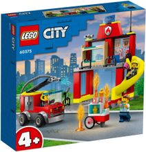 Конструктор Lego City 60375 Пожарная часть и пожарная машина