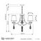 Подвесная люстра Lumina Deco Dominni LDP 9268-3 GD