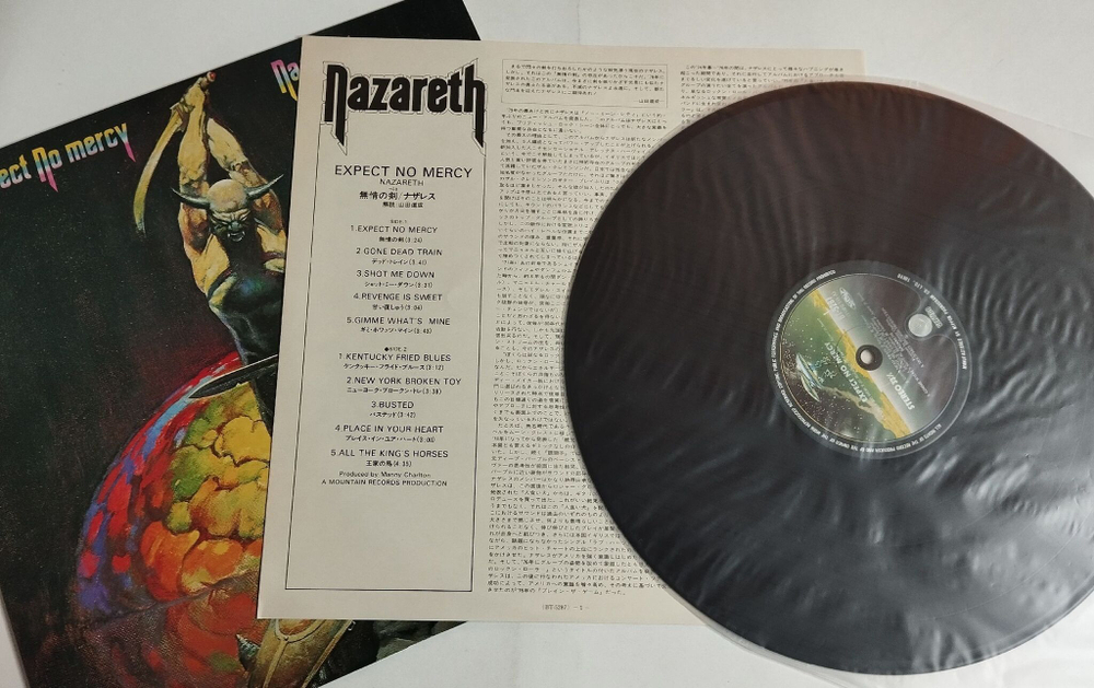 Винтажная виниловая пластинка LP Nazareth Expect No Mercy (Japan 1978) (No Obi)