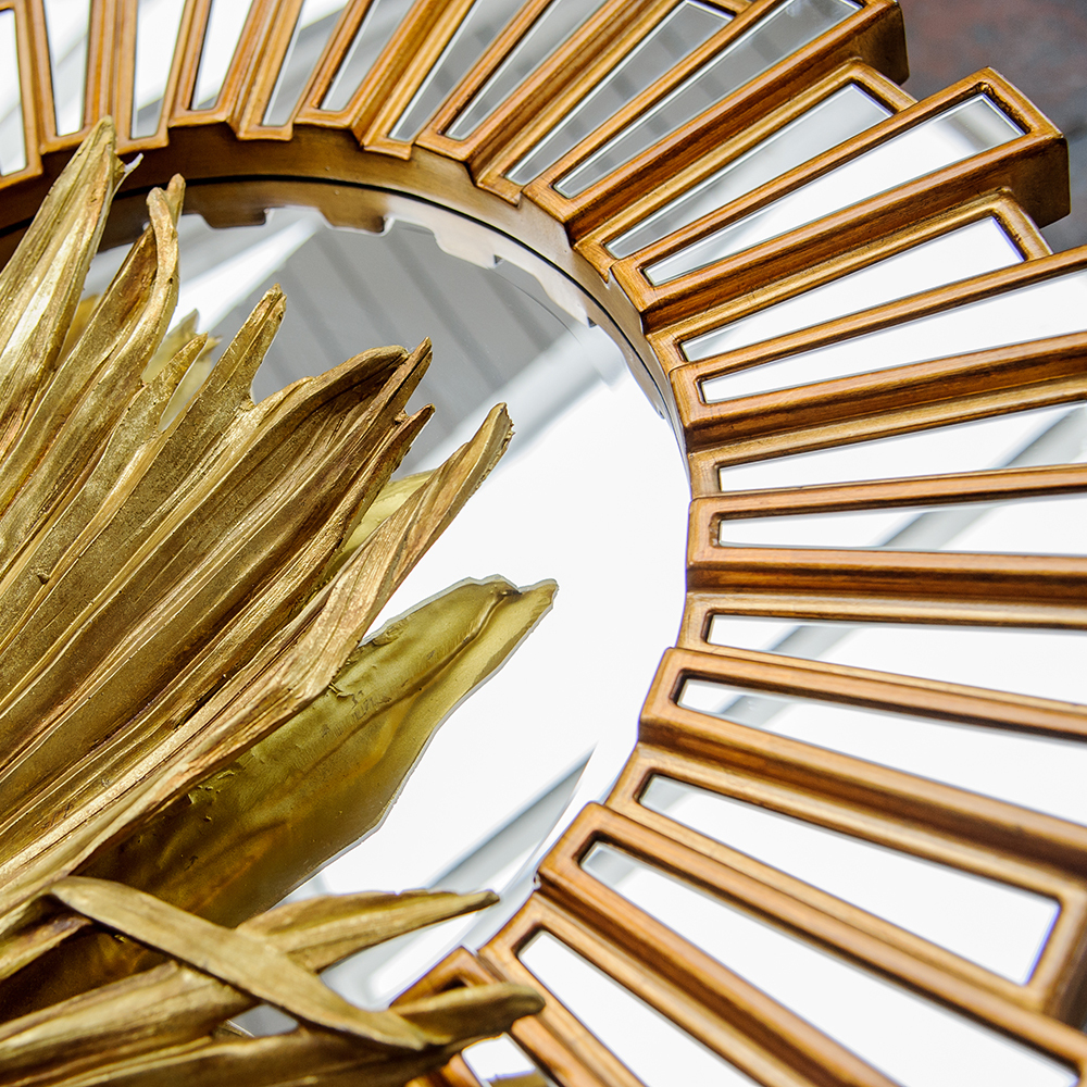 Настенное зеркало Объект мечты Мицар Голд