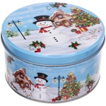 Банка жестяная «Сказочный Снеговик» 900мл, 13.5*7.5см