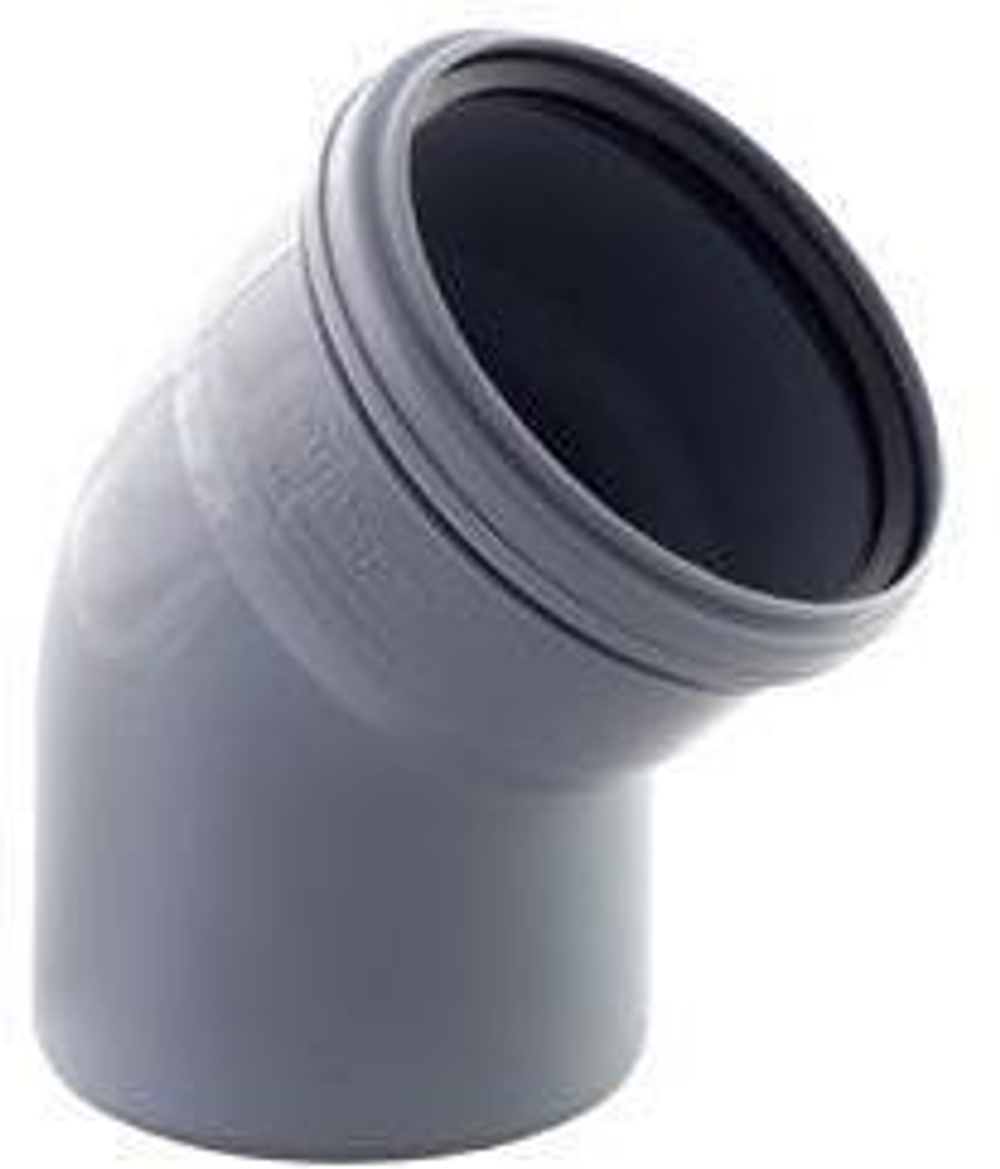 Отвод канализационный 110/45° 4028