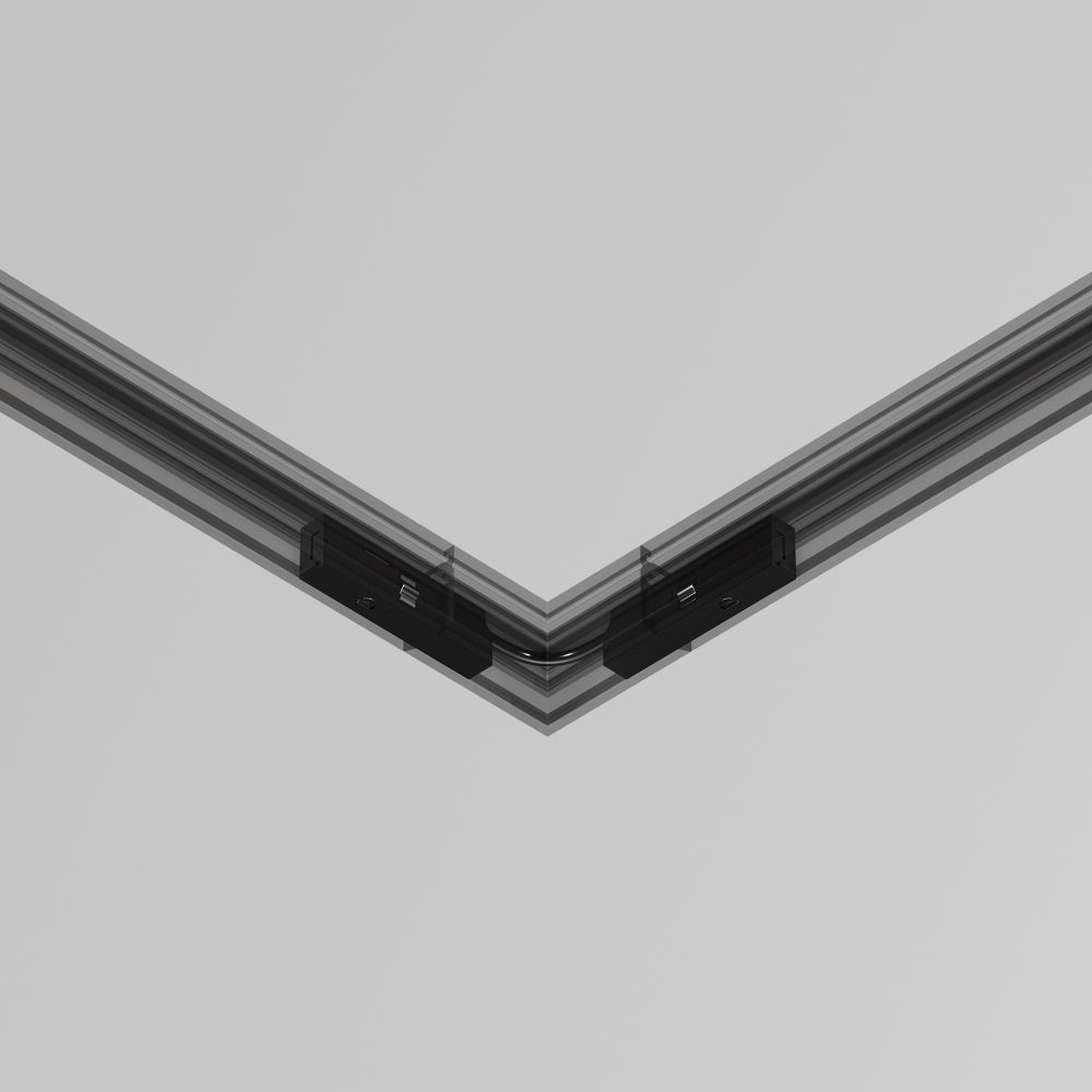 Коннектор питания угловой Maytoni   TRA184CPC-1B-7.5